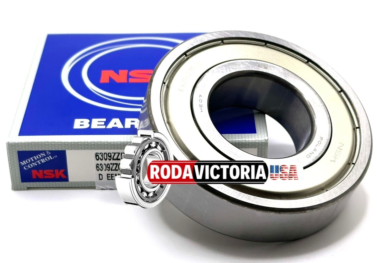 NSK 6309 ZZ C3 DEEP GROOVE BALL BEARING, METAL SHIELDED