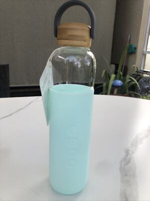 Glass Water Bottle V2 Mint 25 Oz by Soma