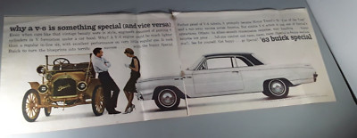 Original 1963 Buick Special 2-Page Magazine Ad ''Why a V-6 is Something Special''