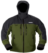 Frabill F4 Cyclone Jacket, Green/Grey, Small  Rain & Ice Fishing MSRP $299