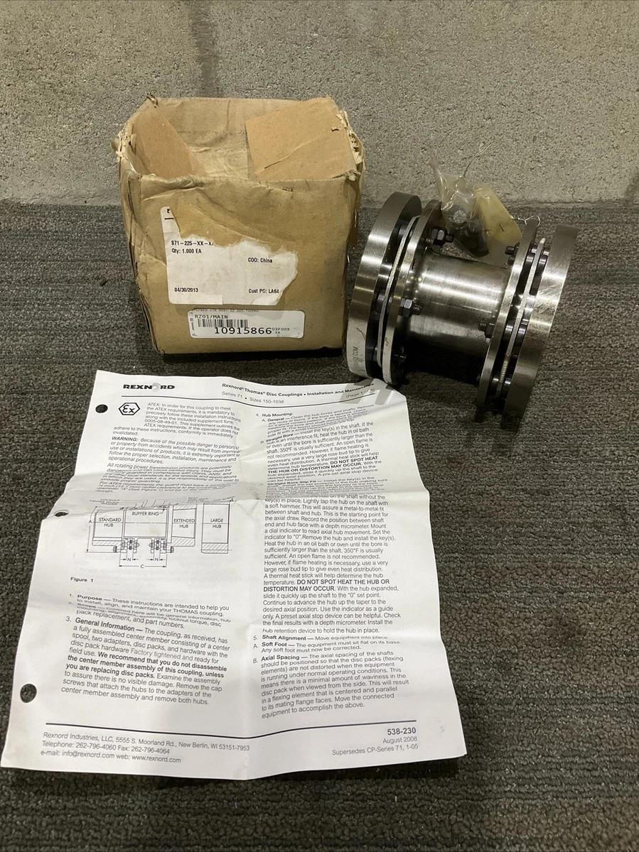 Thomas Flexible Disc Couplings