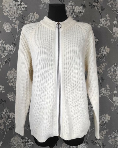 Cardigan Femme En Cachemire Johnstons Of Elgin - Taille XL - Noir - Occasion Excellent état