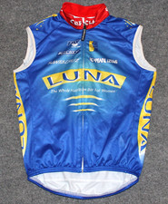 vtg  PEARL IZUMI WOMEN'S TEAM LUNA CHIX CYCLING Ritchey Fox Bike sz S Wind Vest