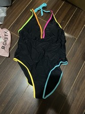Bghstx Women  s Black One Piece Swimsuit XXL