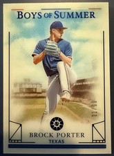 2024 Panini Boys of Summer - Brock Porter #31 /99 (RC) Texas Rangers