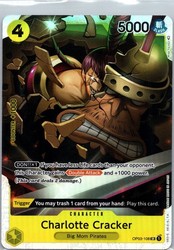 Charlotte Cracker OP03-108 Super Rare Pillars of Strength One Piece TCG