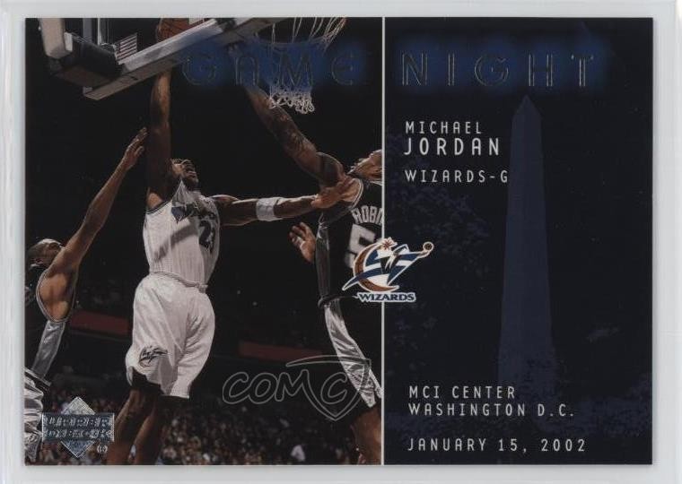 2002-03 Upper Deck Game Night Michael Jordan #GN12 HOF 1e3