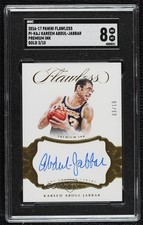 2016-17 Flawless Premium Ink Gold 3/10 Kareem Abdul-Jabbar SGC 8 Auto HOF 1mw9