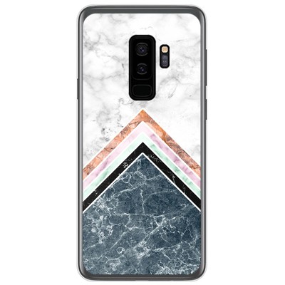Hülle Gel TPU für Samsung Galaxy S9 Plus Design Marmor 05 Muster