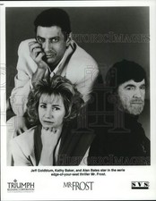 Press Photo Jeff Goldblum, Kathy Baker, Alan Bates in 