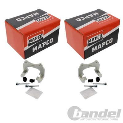 2X MAPCO BREMSSATTEL HALTER TRÄGER HINTEN passend für AUDI A6 A8 VW PASSAT 