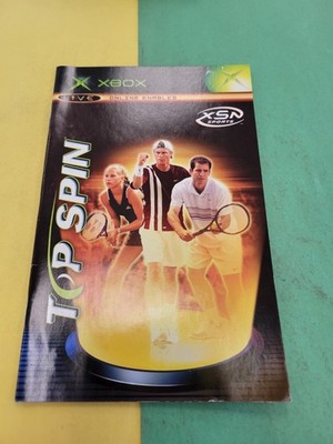 Top Spin Xbox Game Manual