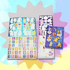 Care Bears STICKER SHEET LOT Of 6 Shiny Happy Cloud Retro TCFC VTG