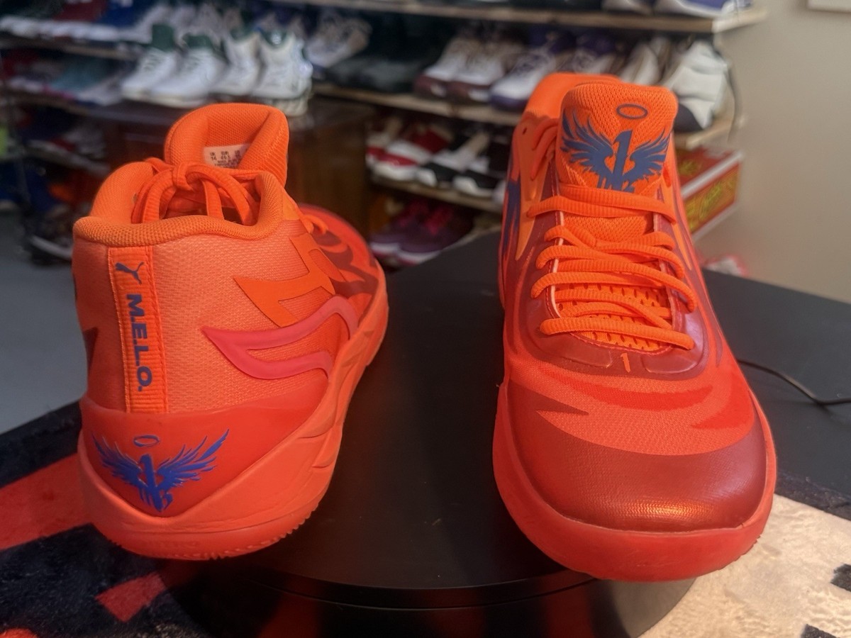 PUMA LAMELO BALL MB.02 “SUPER ORANGE” BASKETBALL SHOES MEN’S SIZE 15 View 2