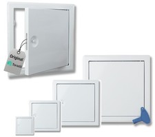 Torado® Access panel metal white with key various sizes inspection hatch drywall