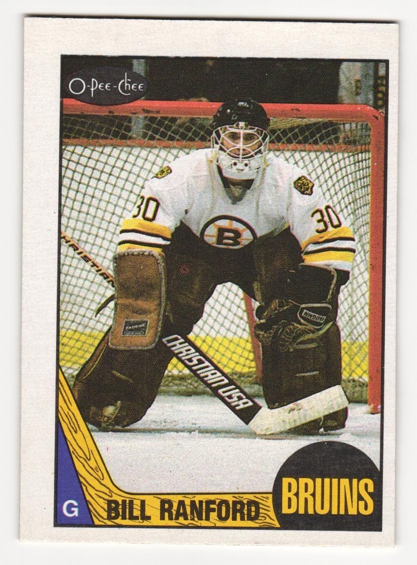 1987-88 O-Pee-Chee Bill Ranford #13 RC Bruins