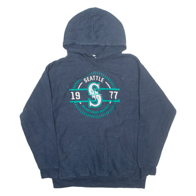 Sport Tek Seattle Herren Blauer Hoodie USA L