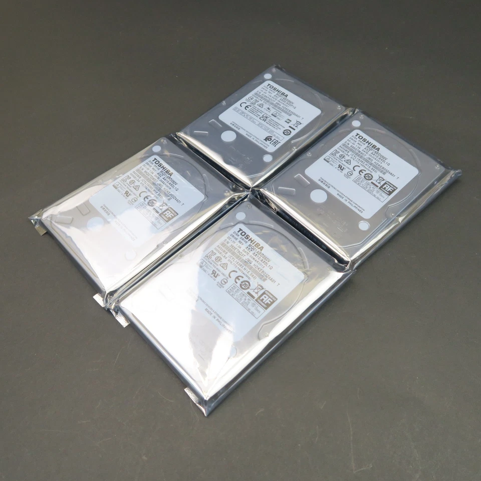 Toshiba 500GB 2.5" (Pack of 4) - # MQ01ABD050V - SATA 6Gb/s 5400RPM 9.5mm - HDD - Image 2 of 2
