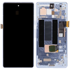 OLED Assembly With Frame (With Finger Print Scanner) For Google Pixel 7a 5G