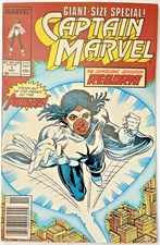 Marvel Comics 1989 CAPTAIN MARVEL Vol. 2 #1 One-Shot 1st App Giant Size EUC