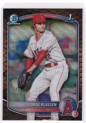 George Klassen Reptilian Refractor 1st Bowman 2025 Bowman BCP-63 Angels