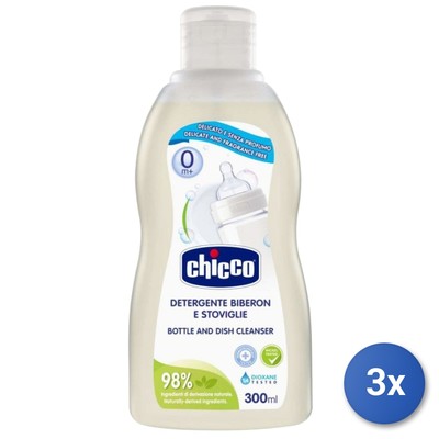 3x Chicco Gel 300 Ml. Säuglingsflaschen E Stovigli Sensitive Für I Kinder