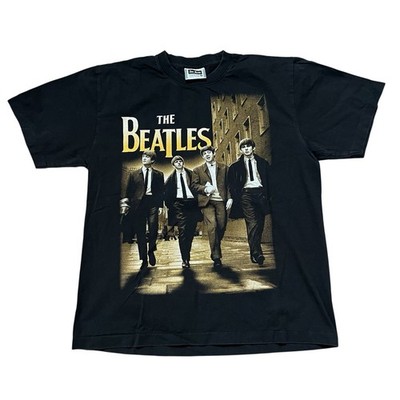 Vintage 90s The Beatles T Shirt Mens Large Double Sided John Lennon Band Tee