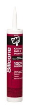 DAP 08640 Sealant, White, 24 hr Curing, -40 to 400 deg F, 10.1 oz Tube