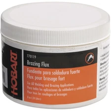 Hobart Brazing Flux, For Use with Bare Bronze, 1/2-Lb. Canister, Model# 770119