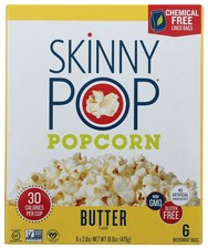 Skinny Pop Butter Microwave Popcorn, 16.8 OZ