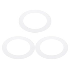 3Pcs 3.8" ID 5.2" OD Plastic Trim Ring Translucent Matte White Goof Rings