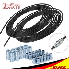 10M Bremsleitung &Oslash; 4,75mm Stahl Bremsrohr im Set+20 Verschraubungen+10 Verbinder