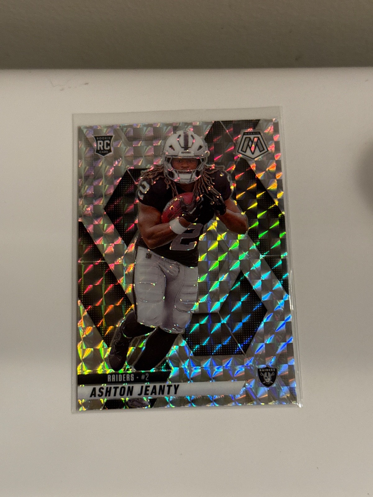 Ashton Jeanty Rookie 🔥 2025 Mosaic Silver Mosaic Prizm! RC #345-Color Match 💎 