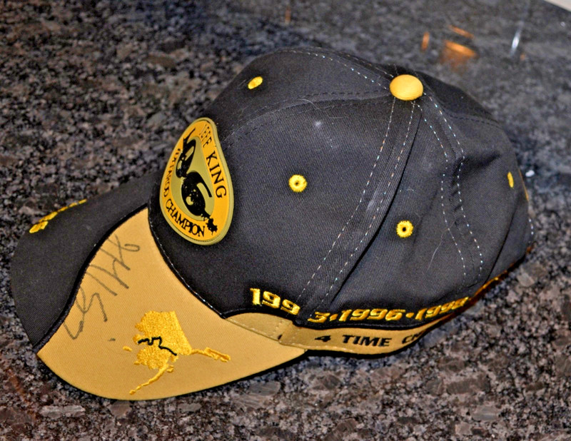 2006 IDITAROD CHAMPION JEFF KING. AUTOGRAPHED HAT