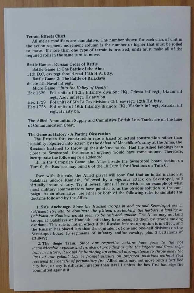 GDW Crimea El amanecer de la guerra moderna 1975 (w2) Foto 3 de 4