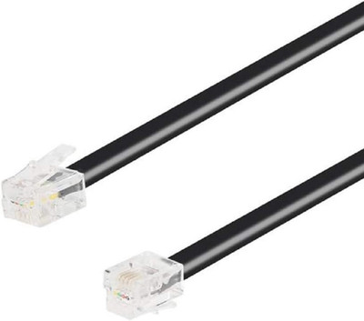 Part Express  10Ft Telephone Line Cord Cable Wire 6P4C RJ11 DSL Modem Fax Phone 