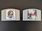 Nintendo 64 N64 The Legend of Zelda Ocarina of Time Mario Kart 64 2 Games JP