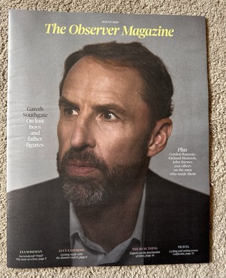 The Observer Magazine 15th June 2025 15/6/25 Gareth Southgate