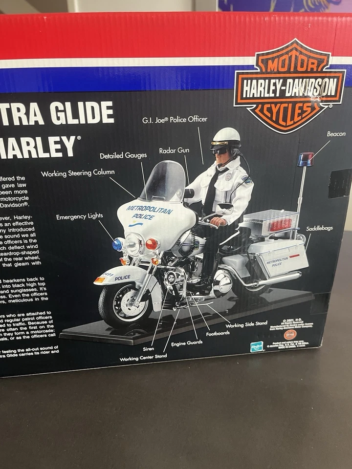 Hasbro GI Joe Harley Davidson Electra Glide Police 1:6 OVP Unbespielt 1/6 - Bild 4 von 4