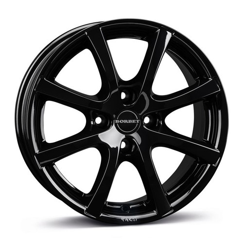 Borbet Felgen LV4 5.5x15 ET45 4x100 SW für Mazda 323 Demio MX-5 - Bild 1 von 4