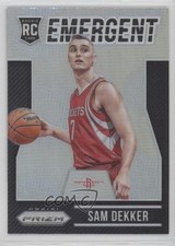 2015-16 Panini Prizm Emergent Silver Prizm Sam Dekker #29 0u1n