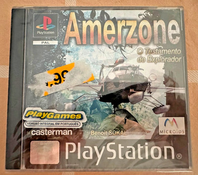 AMERZONE THE EXPLORER'S LEGACY Sony Playstation PSX PS1 PAL Exclusive SEALED
