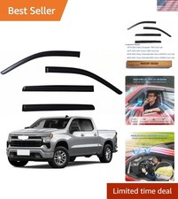 Window Visors Rain Guards Fits 2019-2026 Silverado Gmc Sierra 1500 Out-cha... Window Visors Rain Guards Fits 2019-2026 Silverado Gmc Sierra 1500 Out-cha...