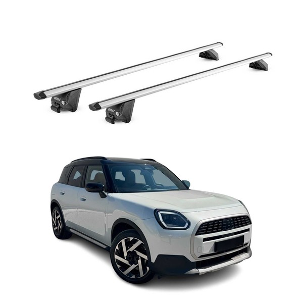 DachträGer FüR Mini Countryman U25 2024-2026 100Kg Aluminium Silber 2X ABE-image