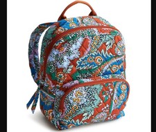 Vera Bradley Mini Banbury Backpack in flowers  feathers
