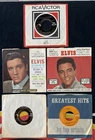 ELVIS PRESLEY Lot Of (5) 45 Rpm Single Vinyl Records. 7". Picture Sleeves