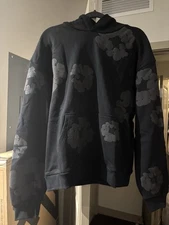 Black and Grey Denim Tears Hoodie Size M Brand New with Tags 100% Authentic