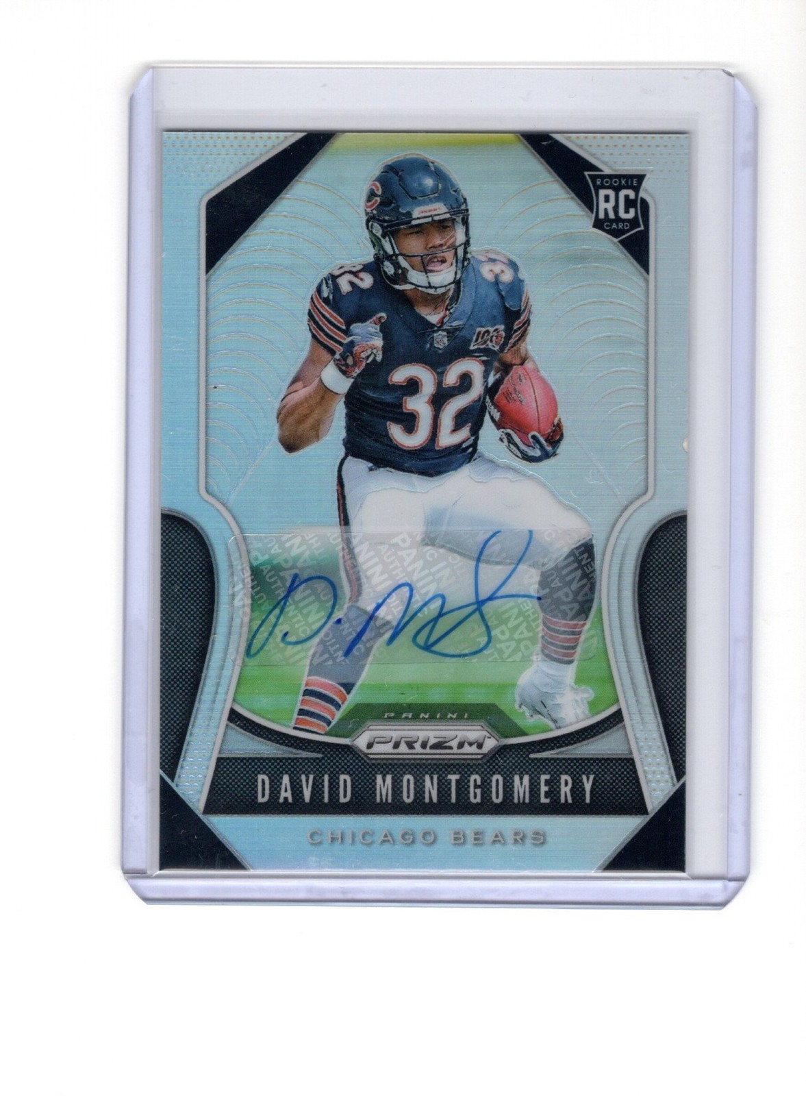 2019 Panini Prizm David Montgomery #327 Rookie Auto RC Bears