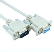 50ft Serial Cable DB9/DB9 RS232 Male to Female EXTENSION Cable