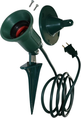 Dobar Outdoor Spotlight for Christmas Decorations - 6 Ft Plug in Christmas Spot 